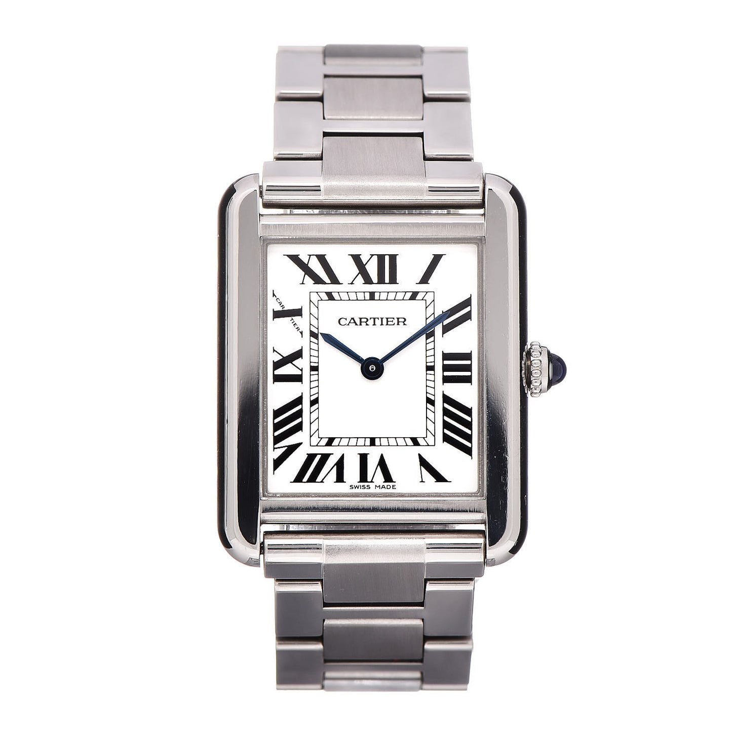 Stainless Steel 24mm Tank Solo Quartz Watch