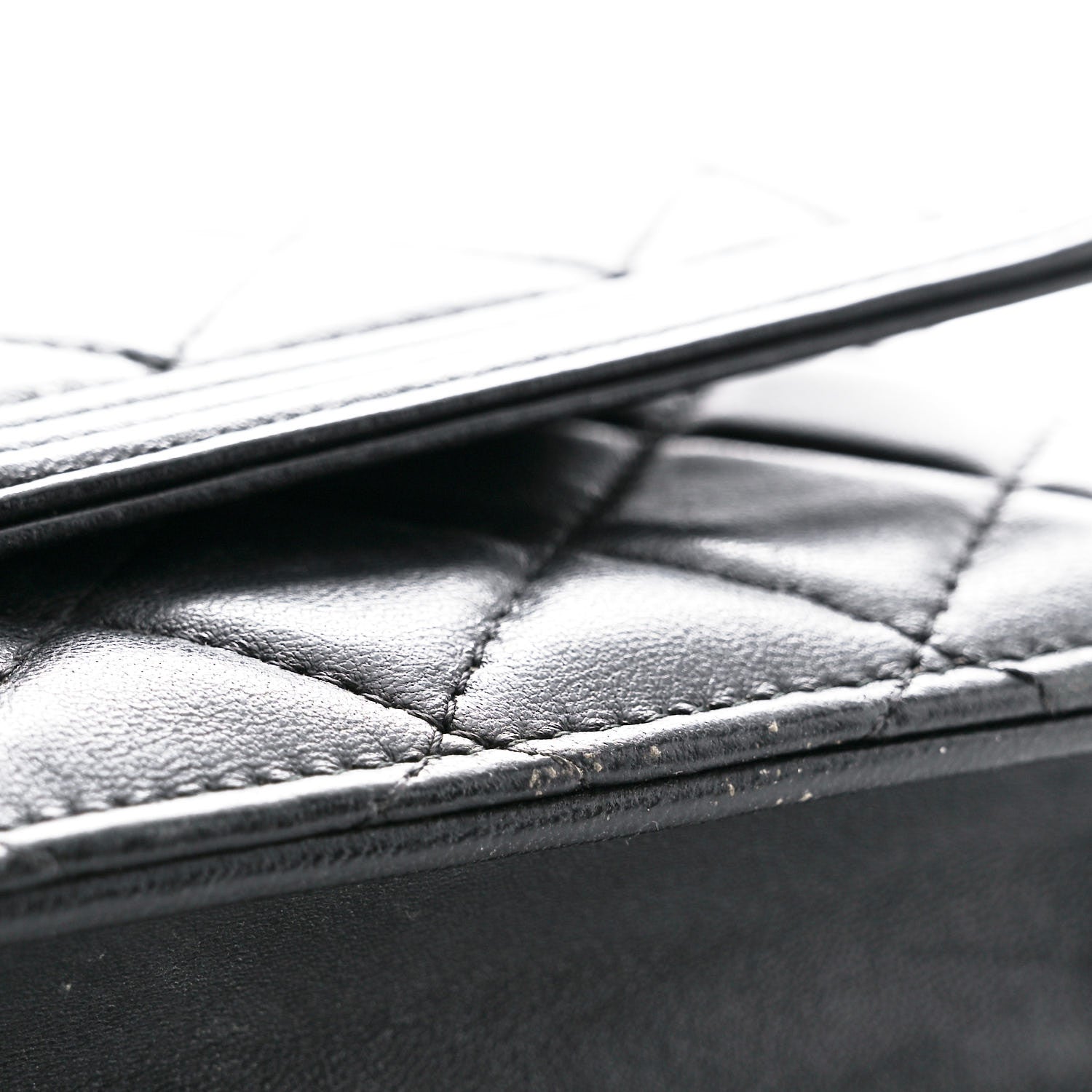 Chanel Lambskin Quilted Boy Wallet On Chain WOC Black 8 of 25