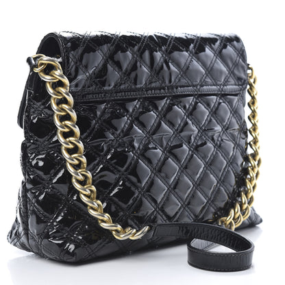 Marc Jacobs Patent Quilted The XL Single Flap Black 3 of 12