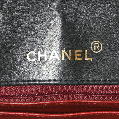 Chanel Lambskin Quilted Medium Single Flap Black 7 of 9