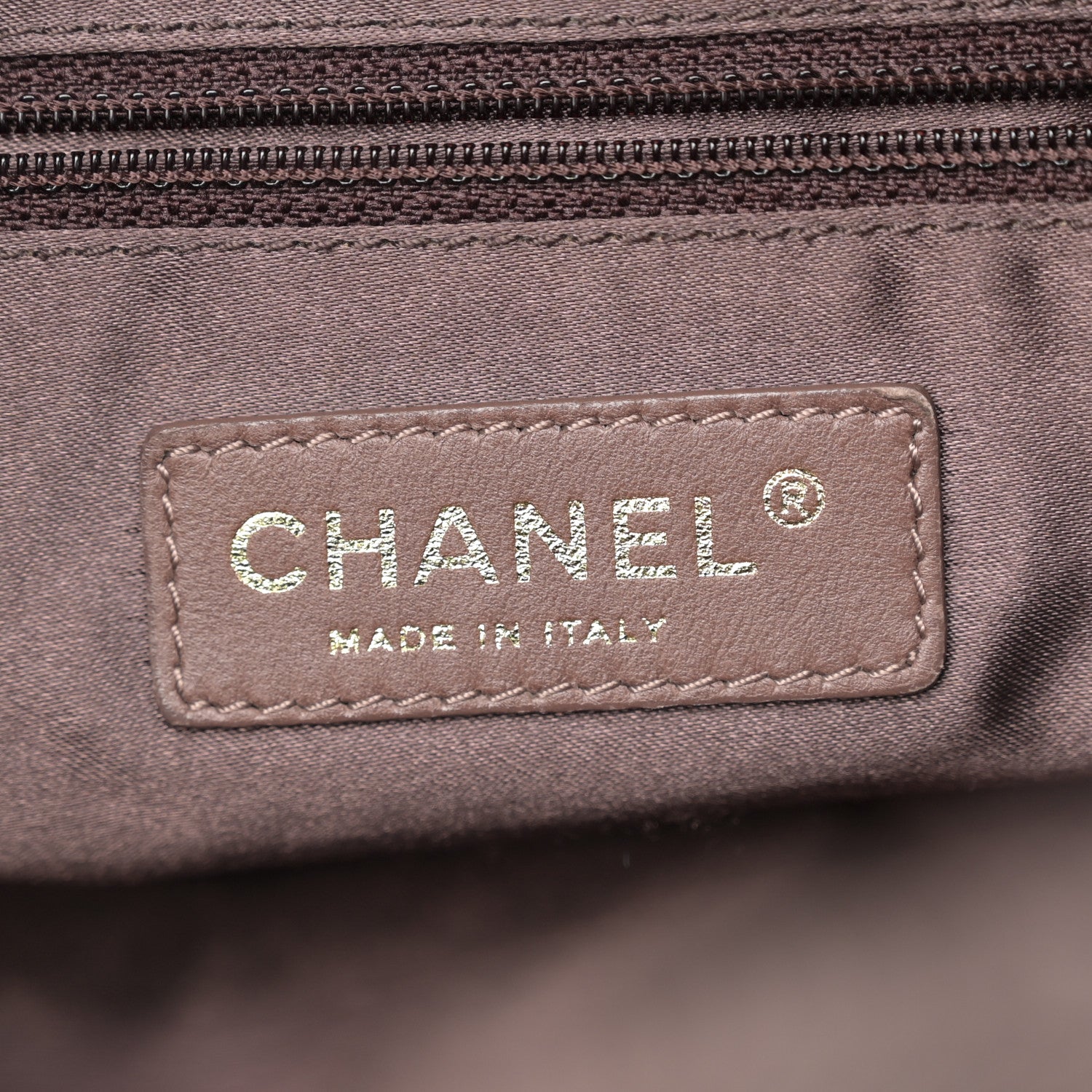 Chanel Metallic Calfskin Baby Coco Cabas Bronze 7 of 14