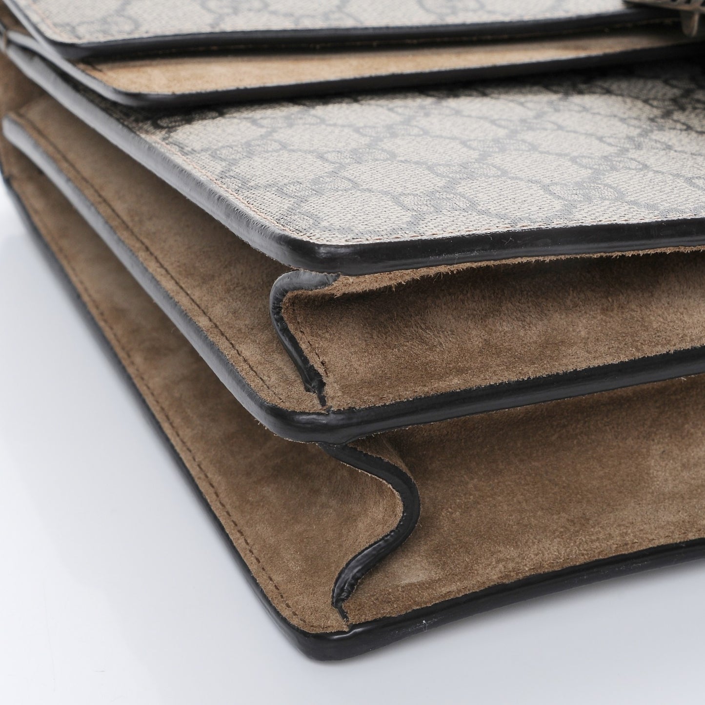 GG Supreme Monogram Medium Dionysus Shoulder Bag Taupe