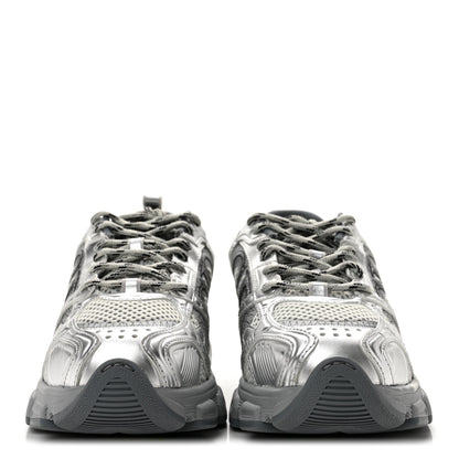 Christian Dior Technical Mesh Dior Chrono Sneakers 38.5 Silver 3 of 10