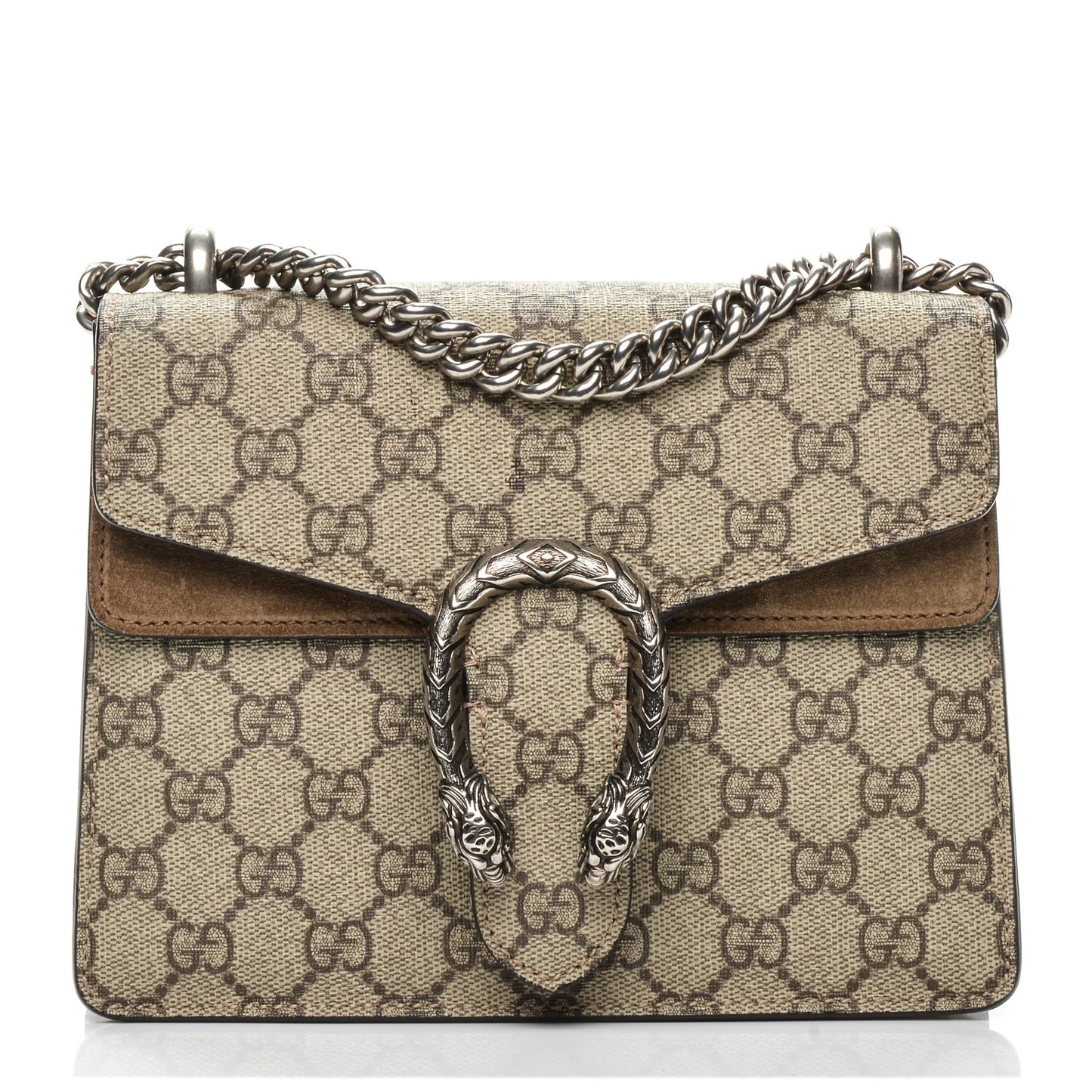 GG Supreme Monogram Mini Dionysus Shoulder Bag Taupe