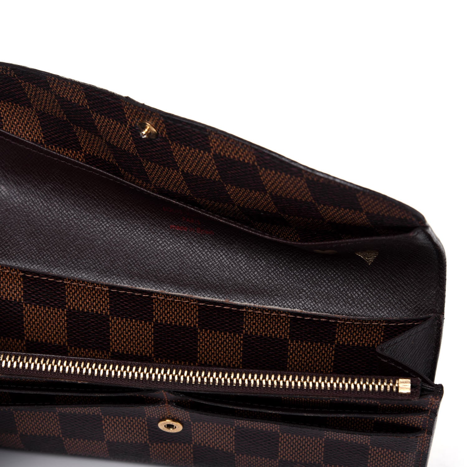 Louis Vuitton Damier Ebene Emilie Wallet 9 of 15