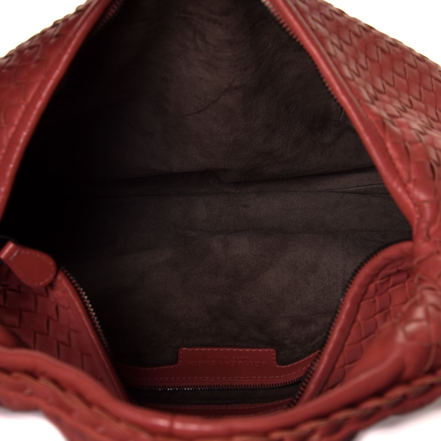 Bottega Veneta Nappa Intrecciato Large Veneta Hobo Red 4 of 5