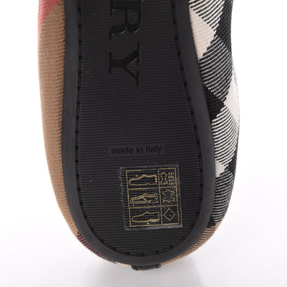 Burberry Heritage House Check Shipley Elastic Ballerina Flats 40.5 Black 8 of 11