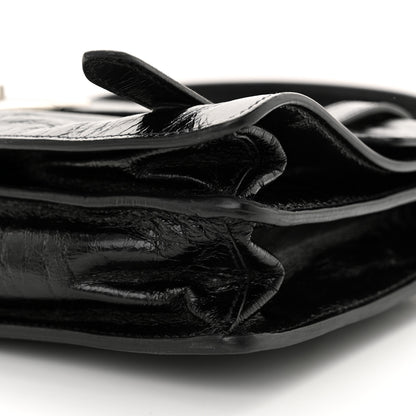 Prada Glossy Calfskin Medium Sound Shoulder Bag Black 9 of 12