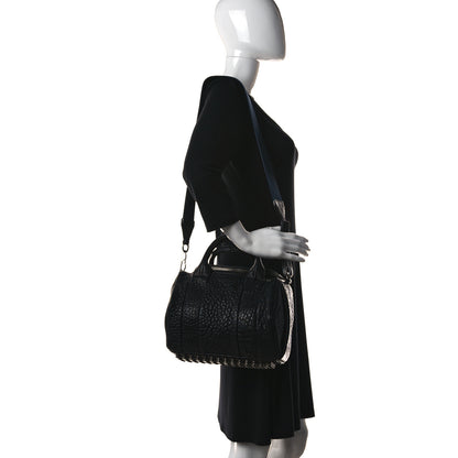 Alexander Wang Pebbled Lambskin Mini Rockie Rhodium Hardware 2 of 11