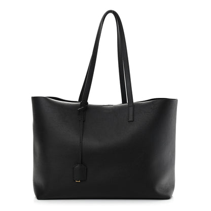 Saint Laurent Calfskin Large Shopping Tote Black 3 of 10