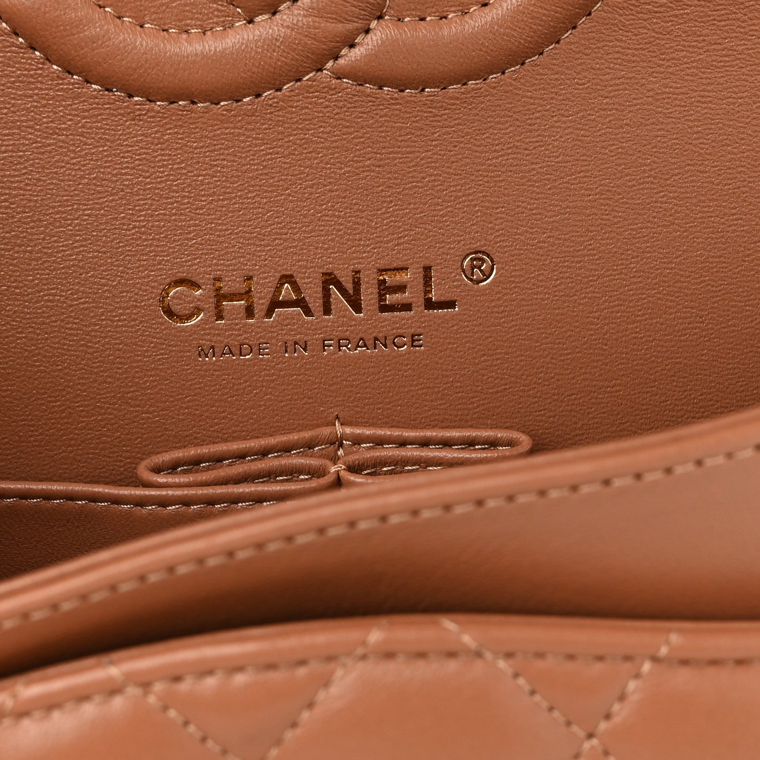 Chanel Lambskin Quilted Medium Double Flap Brown 6 of 11