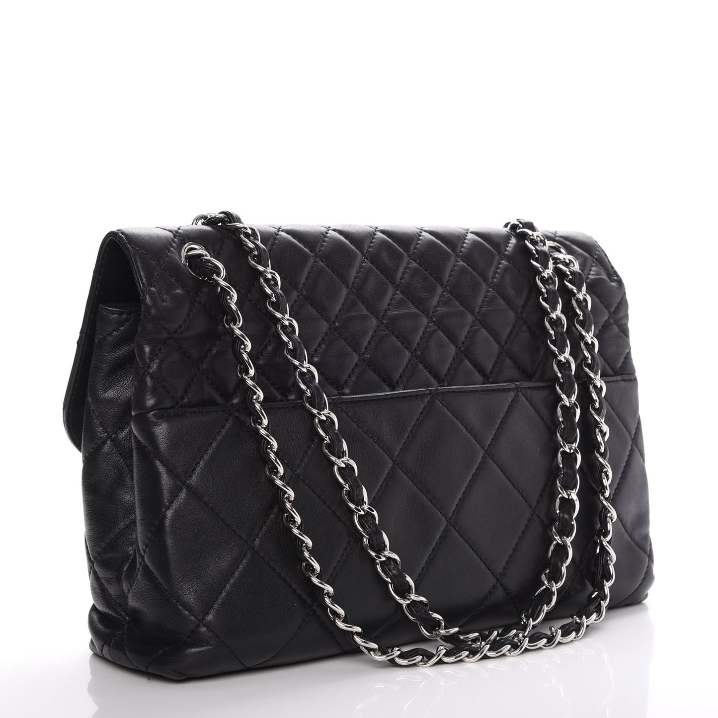 Calfskin Quilted In The Business Flap Bag Black