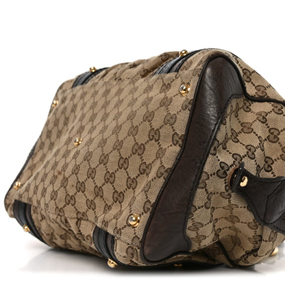 Gucci Monogram Medium Interlocking Icon Tote Dark Brown 10 of 12