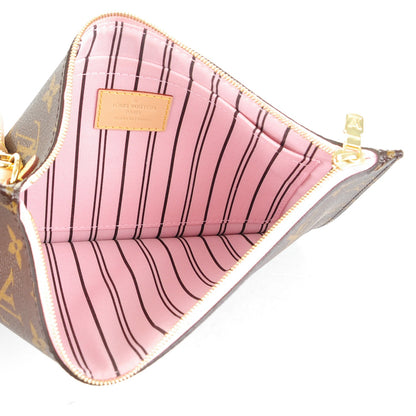 Louis Vuitton Monogram Neverfull MM GM Pochette Rose Ballerine 5 of 7