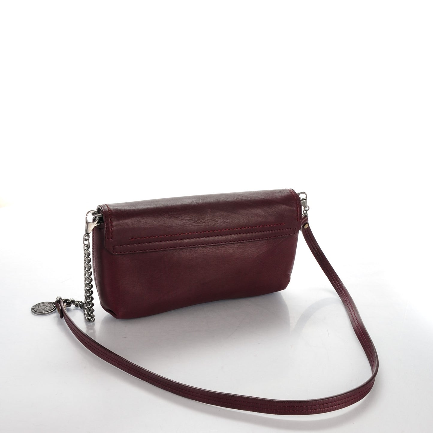 Calfksin Large Happy Cross Body Plum