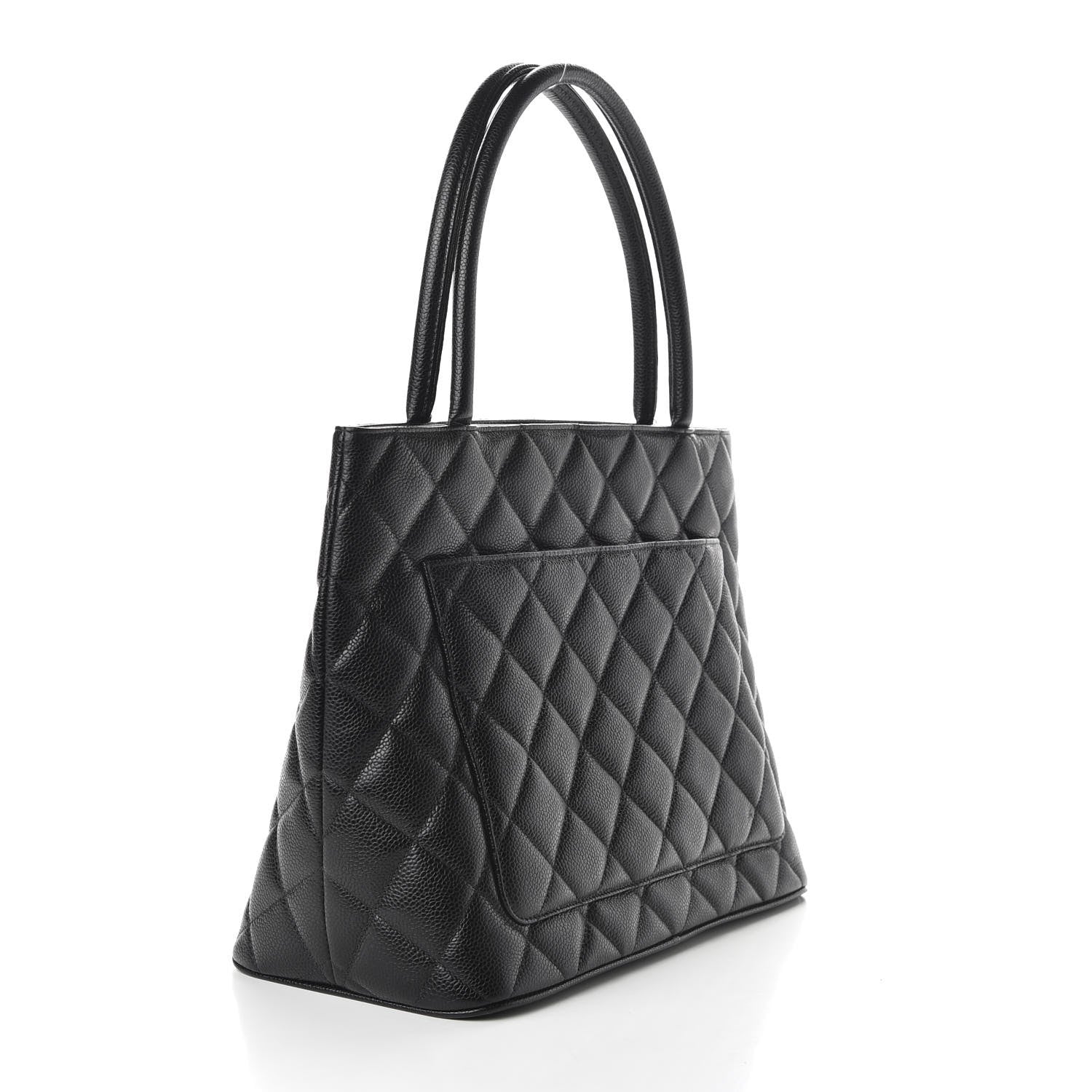 Chanel Caviar Quilted Medallion Tote Black 3 of 11