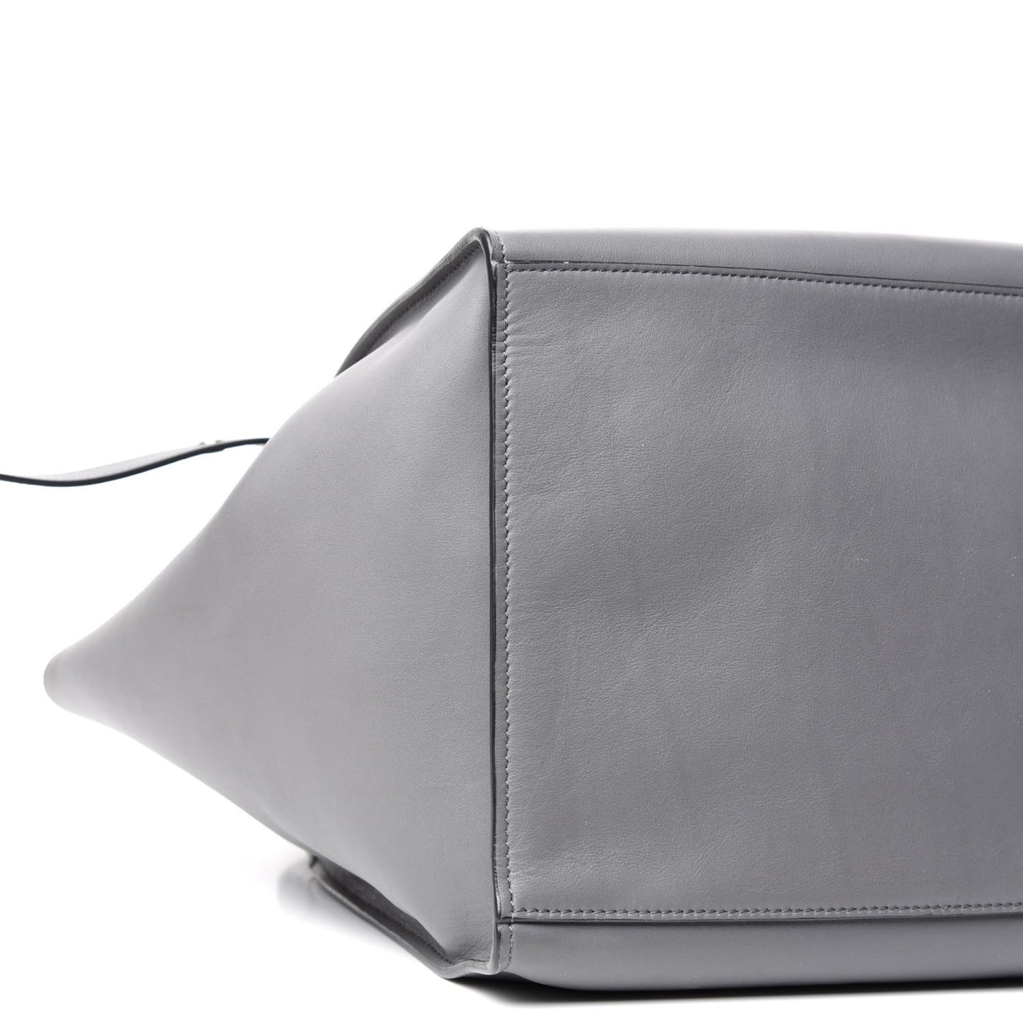 Supple Calfskin Small Big Bag Medium Grey