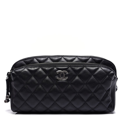 Chanel Calfskin Quilted Waist Bag Black 1 of 14