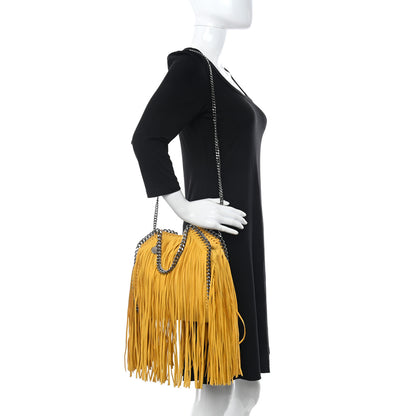 Stella McCartney Shaggy Deer Fringe Mini Falabella Tote Sun 2 of 9