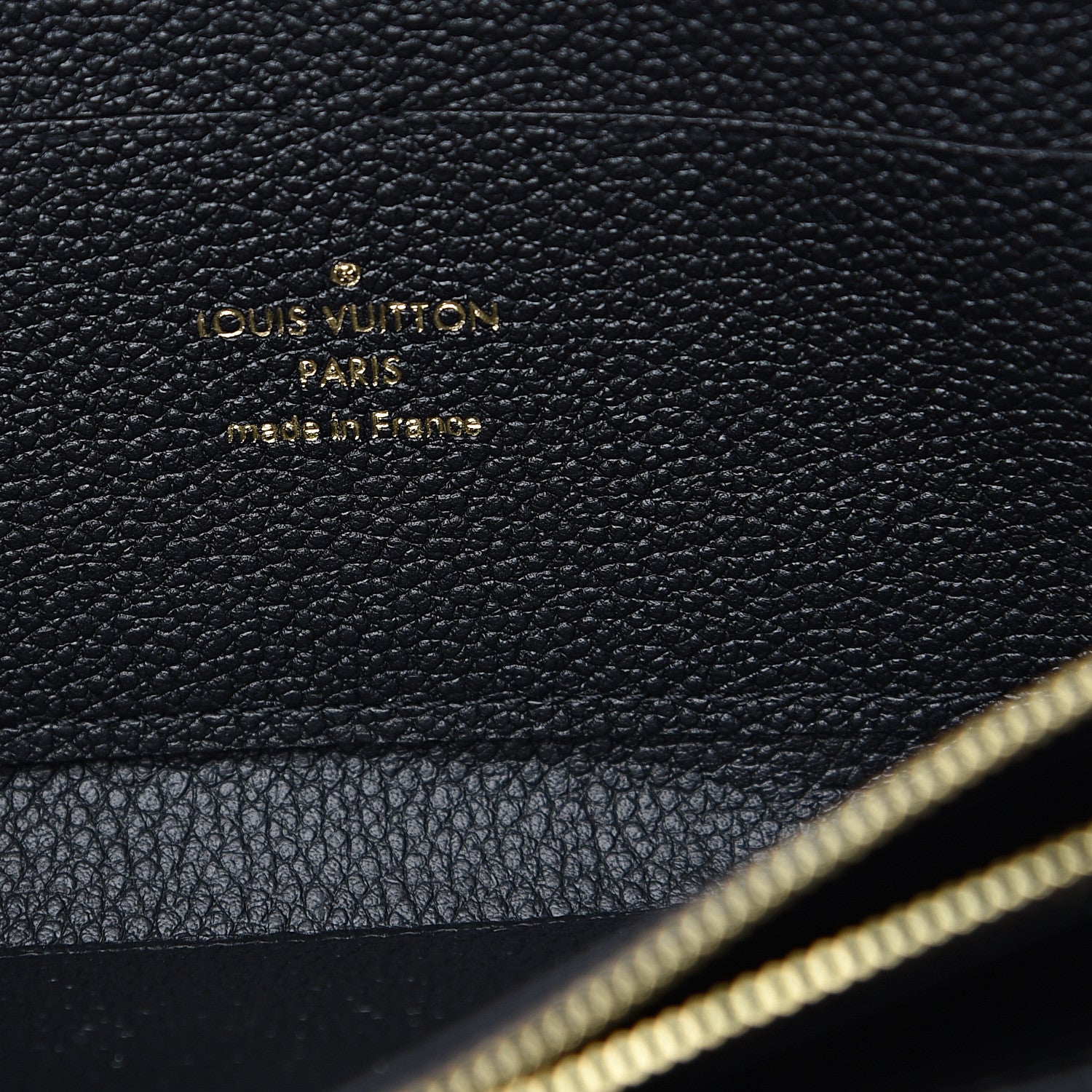 Louis Vuitton Empreinte Zippy Wallet Black 5 of 8