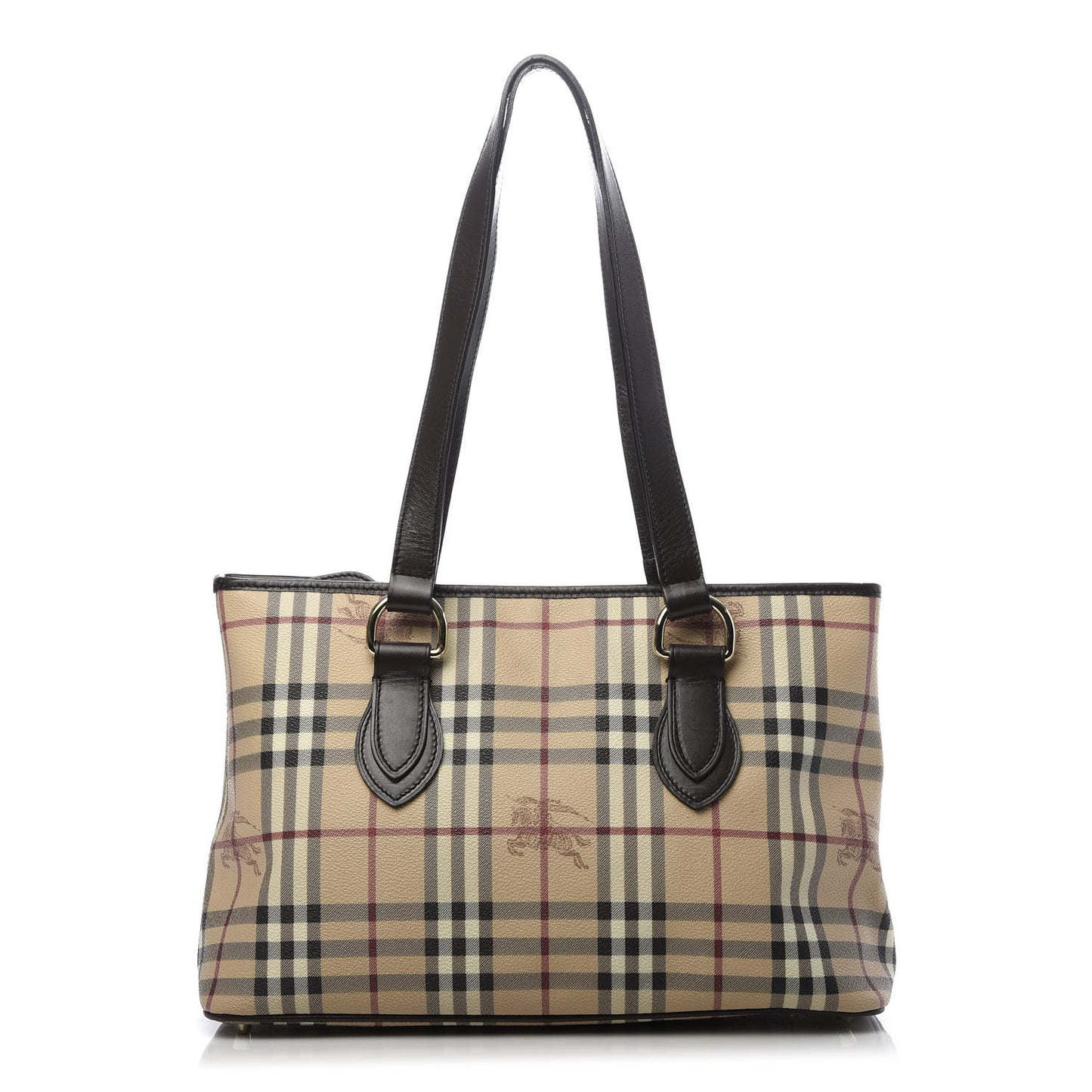 Haymarket Check Medium Regent Tote Chocolate