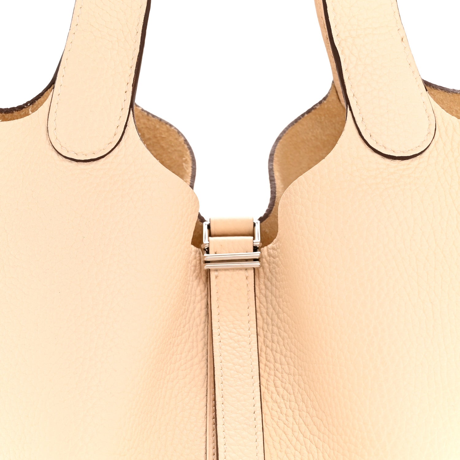 Hermes Taurillon Clemence Picotin Lock 22 MM Nata 8 of 12