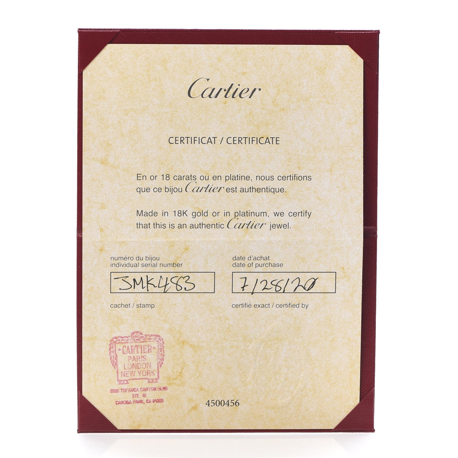 Cartier 18K White Gold SM Santos De Cartier Link Necklace 6 of 7