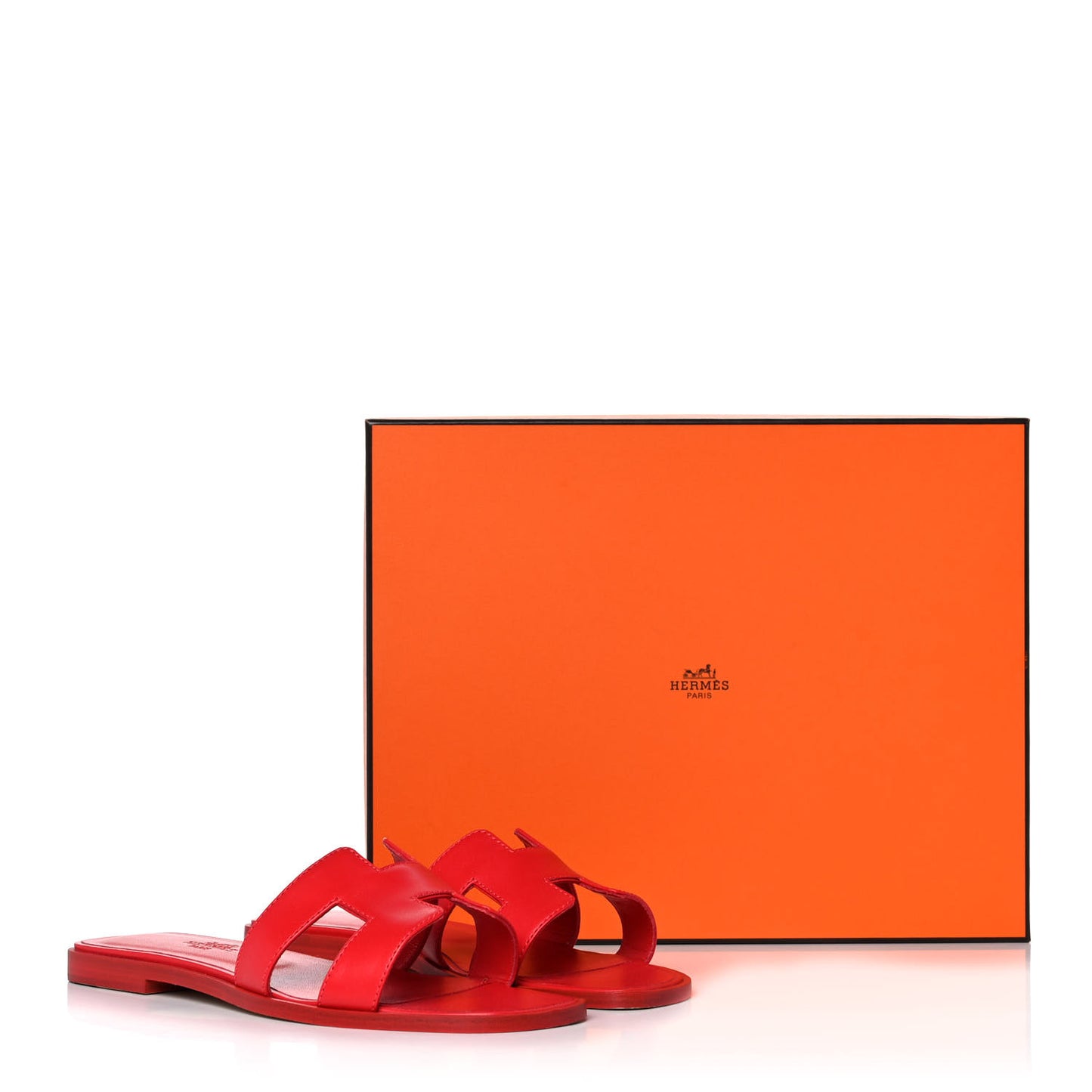 Calfskin Oran Sandals 35.5 Rouge Bali