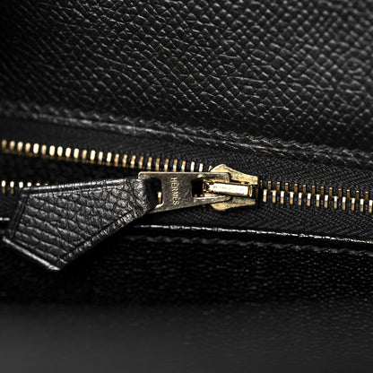 Hermes Epsom Kelly Sellier 35 Black 20 of 42