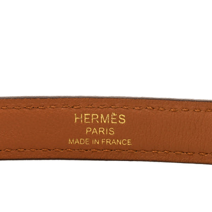 Hermes Swift 16mm Mini Dog Carres Bag Strap Gold 4 of 5