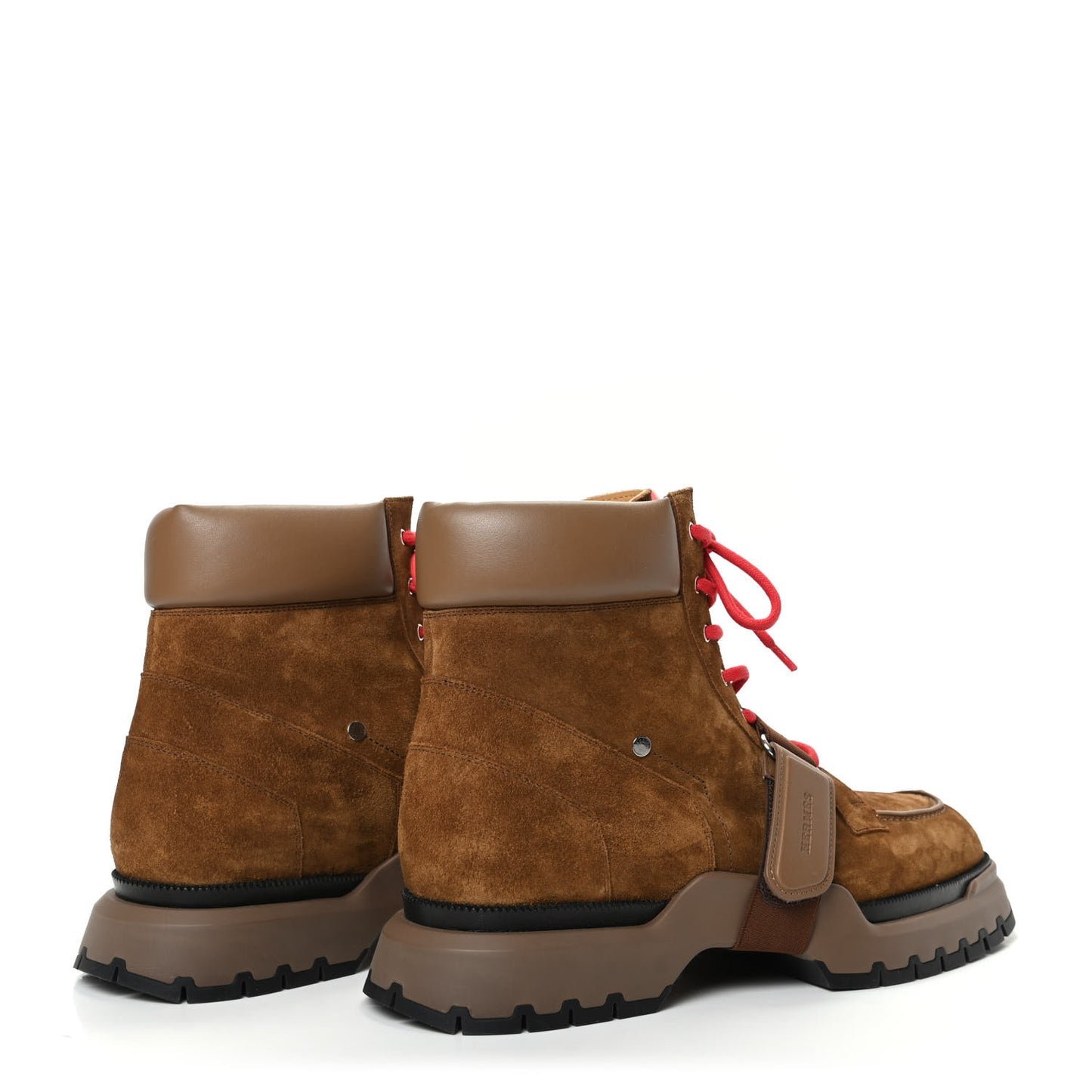 Suede Calfskin Mens Bradley Ankle Boot 43.5 Brun Fume