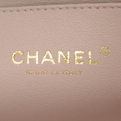 Chanel Lambskin Quilted Clutch Flap Pink 6 of 9
