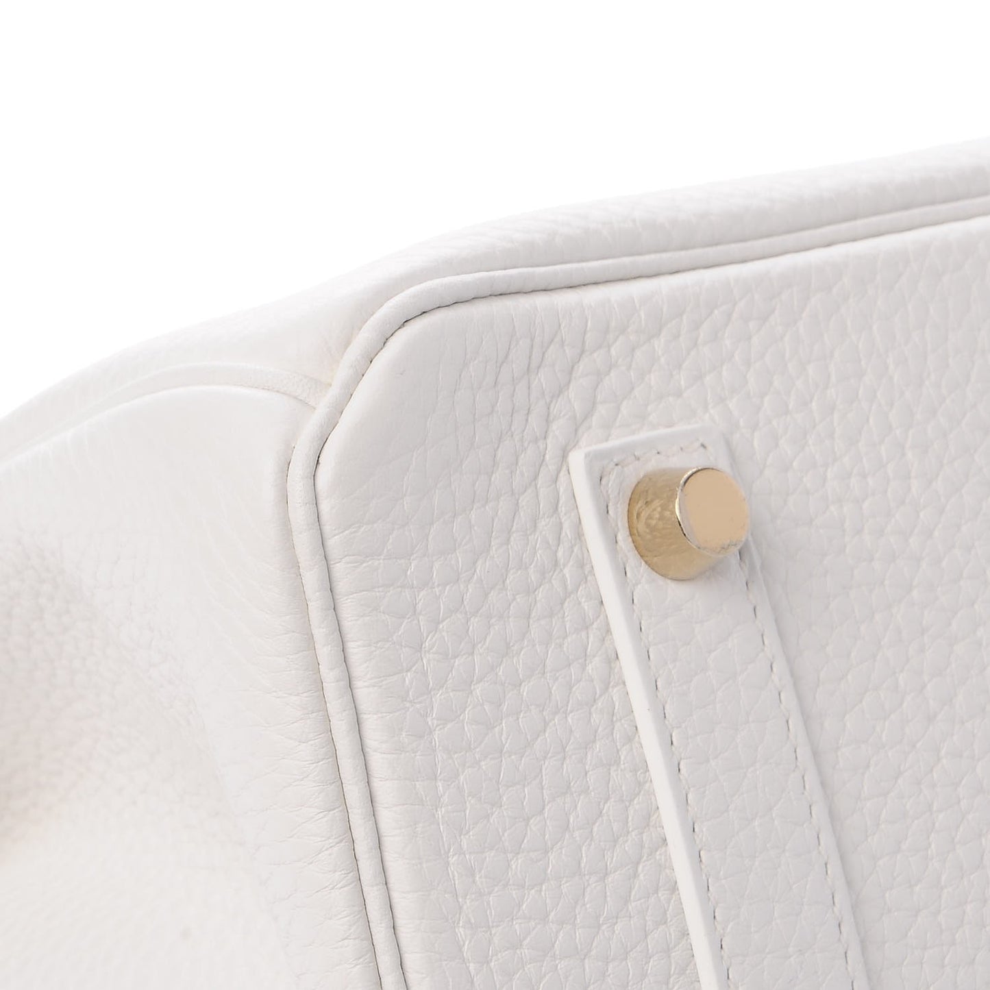 Taurillon Clemence Birkin 35 White