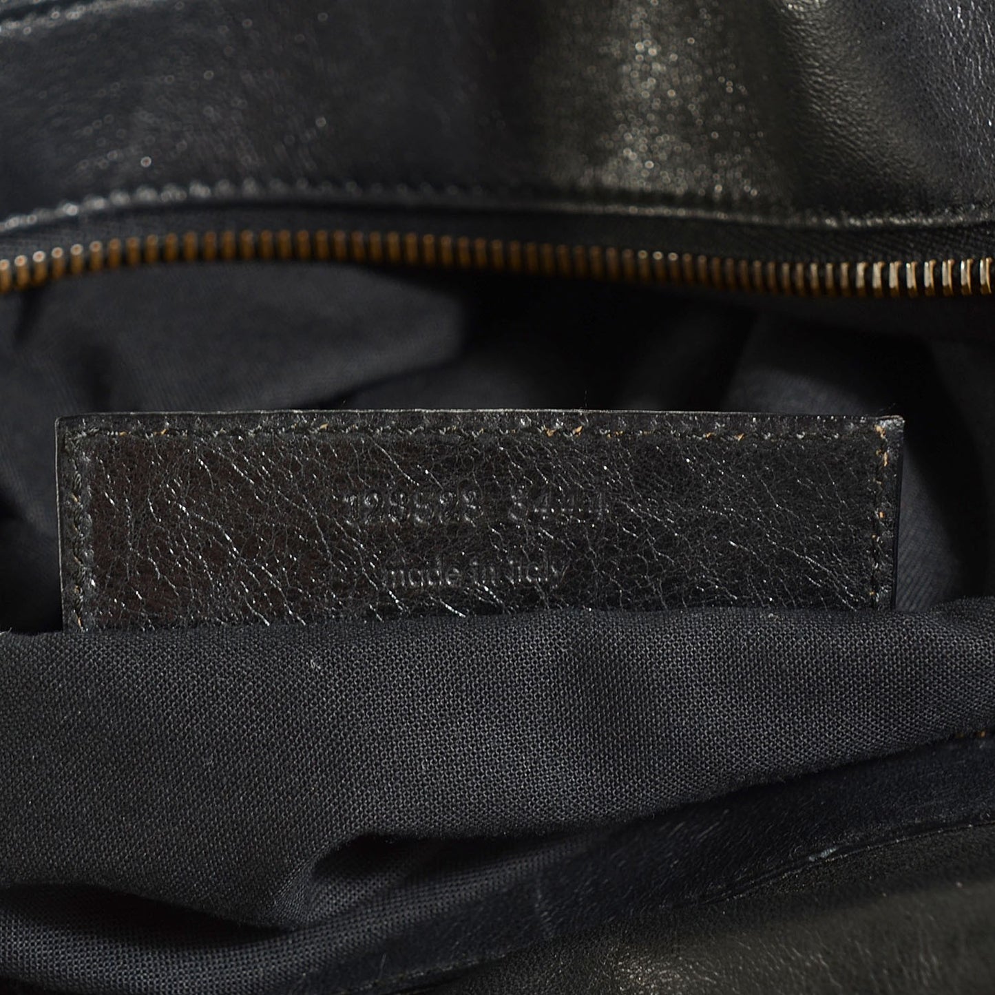 Chevre Classic Hardware Twiggy Black