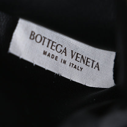 Bottega Veneta Lambskin Maxi Intrecciato Cassette Crossbody Bag Black 7 of 12