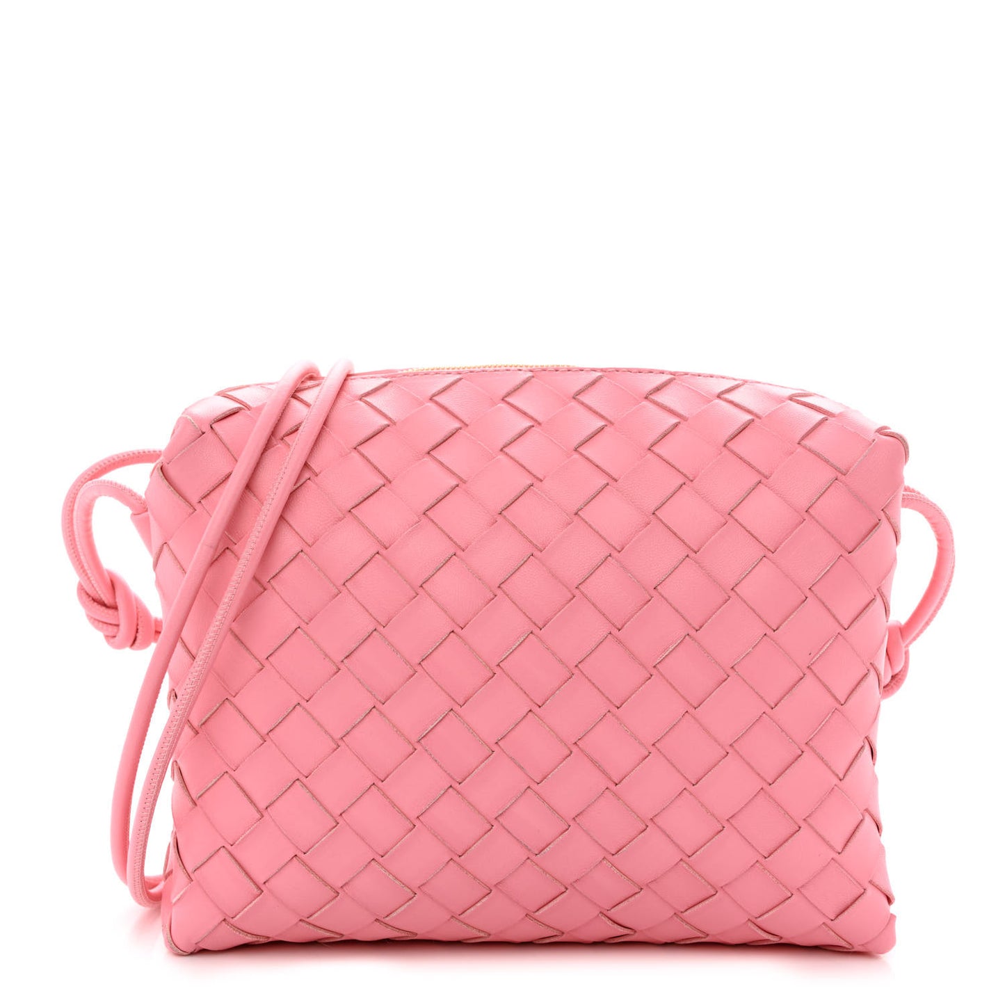 Nappa Intrecciato Small Loop Camera Bag Ribbon