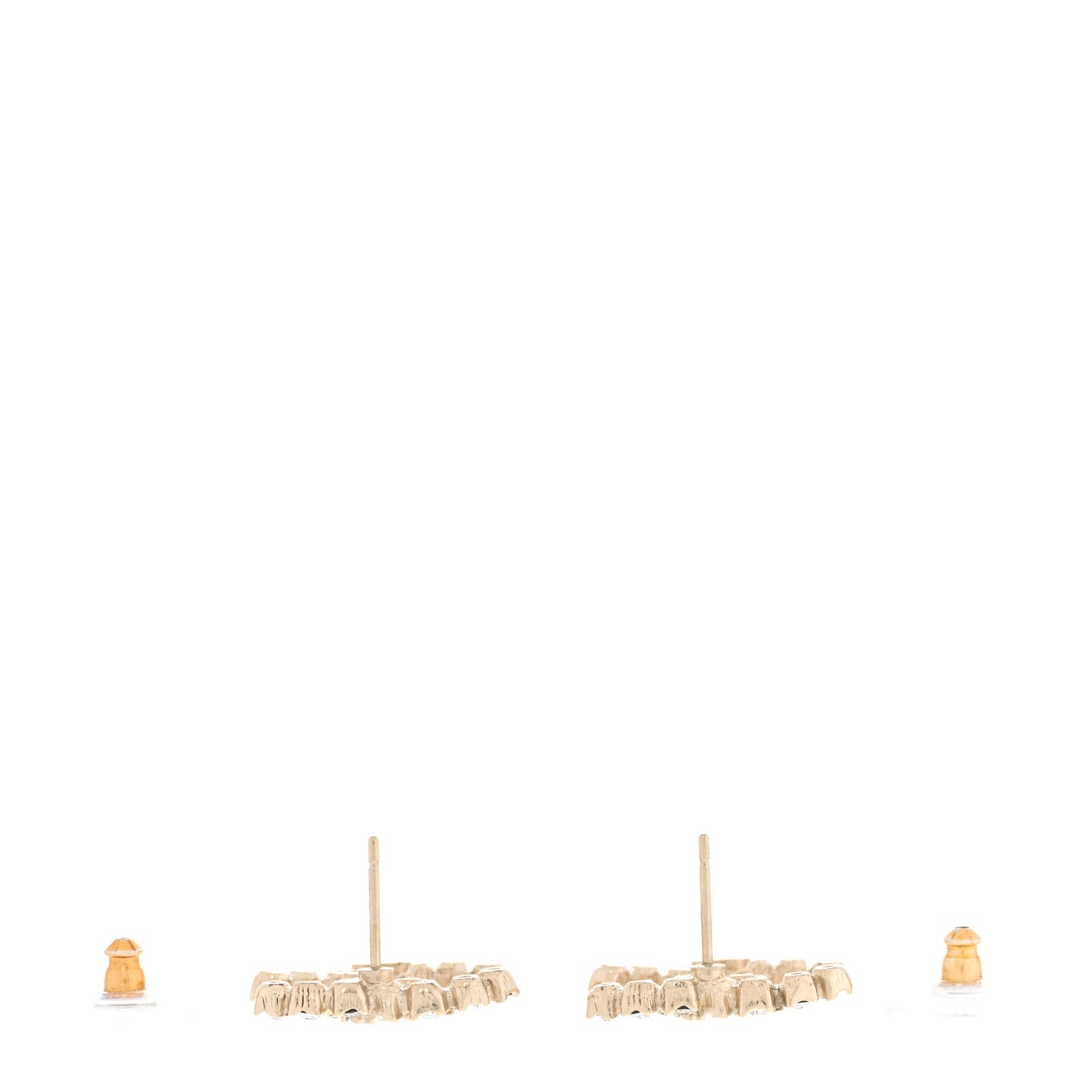 Crystal CC Earrings Gold