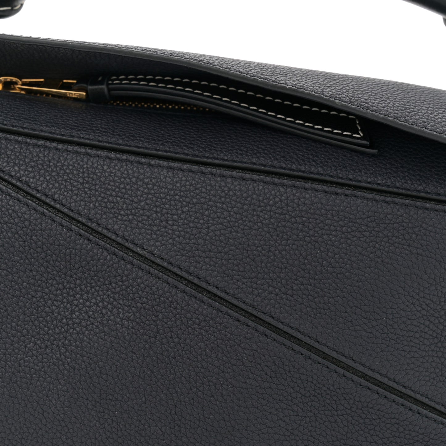 Calfskin Small Puzzle Bag Marine