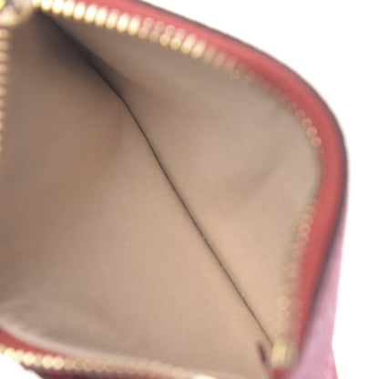 Chloe Grained Calfskin Drew Card Holder Earthy Red 5 of 8