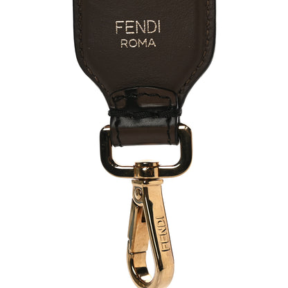 Fendi Vitello Century Bi-Color FF 1974 Embossed Strap You Maya Black 7 of 7
