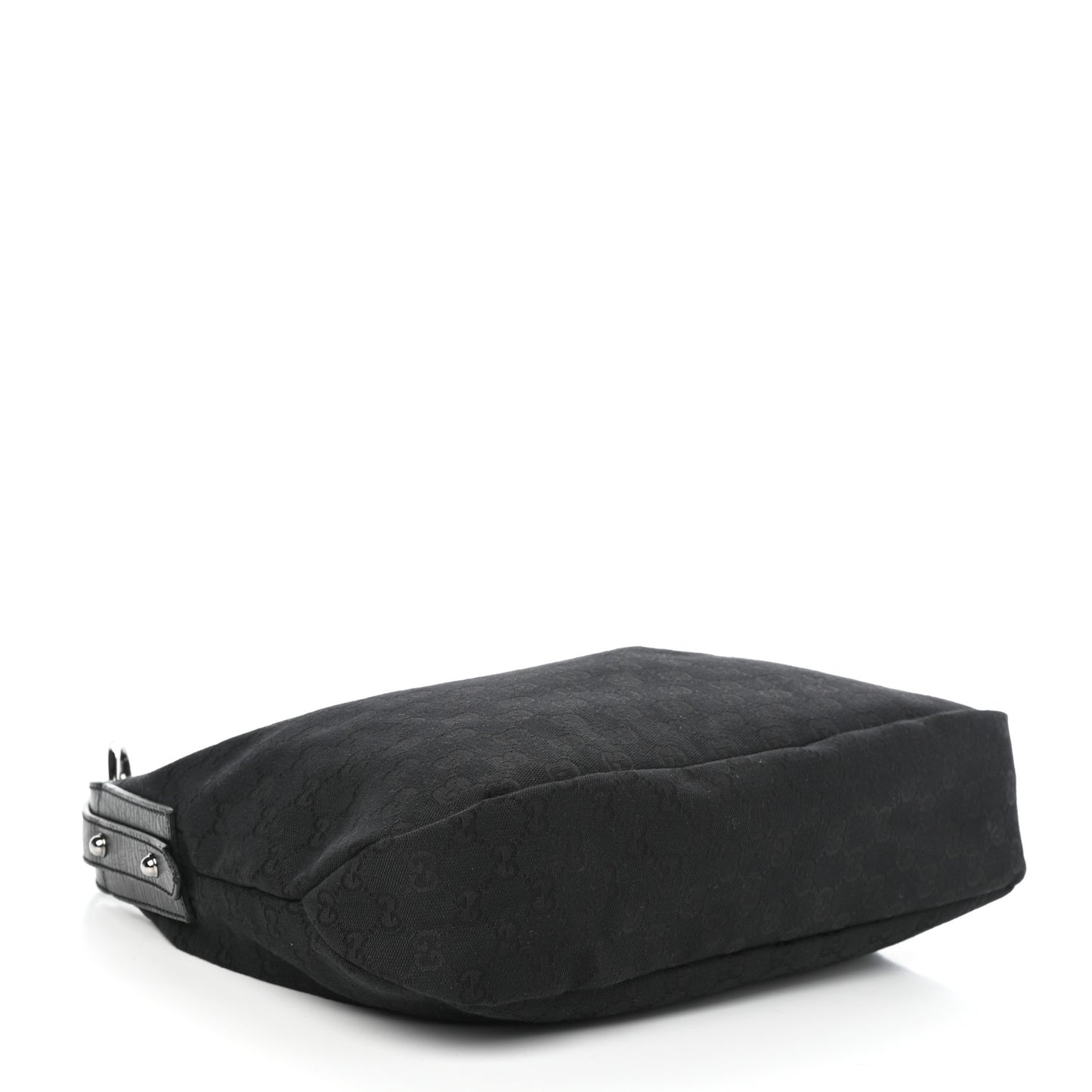 Monogram Medium Horsebit Chain Hobo Black