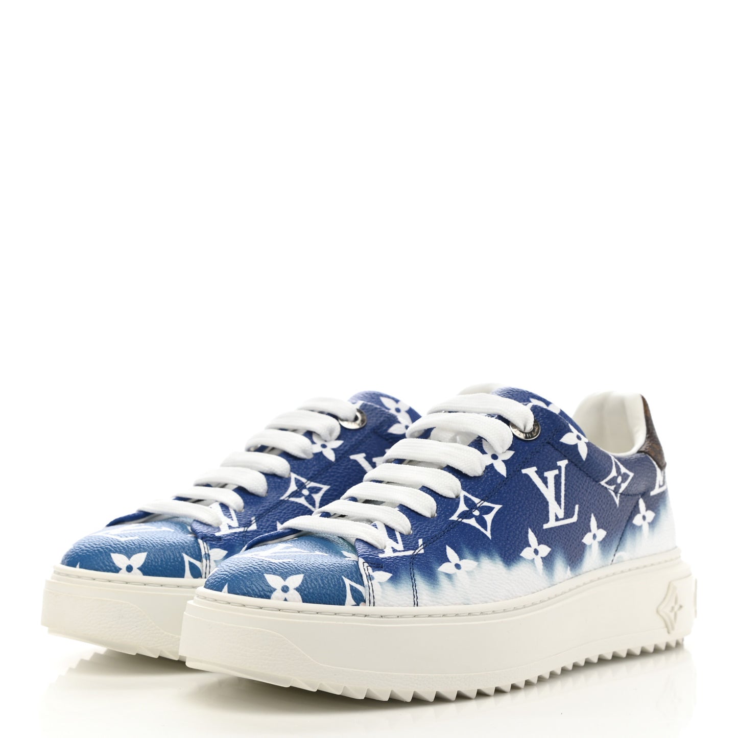 Monogram Escale Time Out Sneakers 36.5 Blue