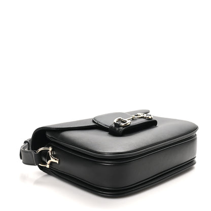 Gucci Ciny Lux Calfskin Horsebit 1955 Soft Small Shoulder Bag Black 4 of 11