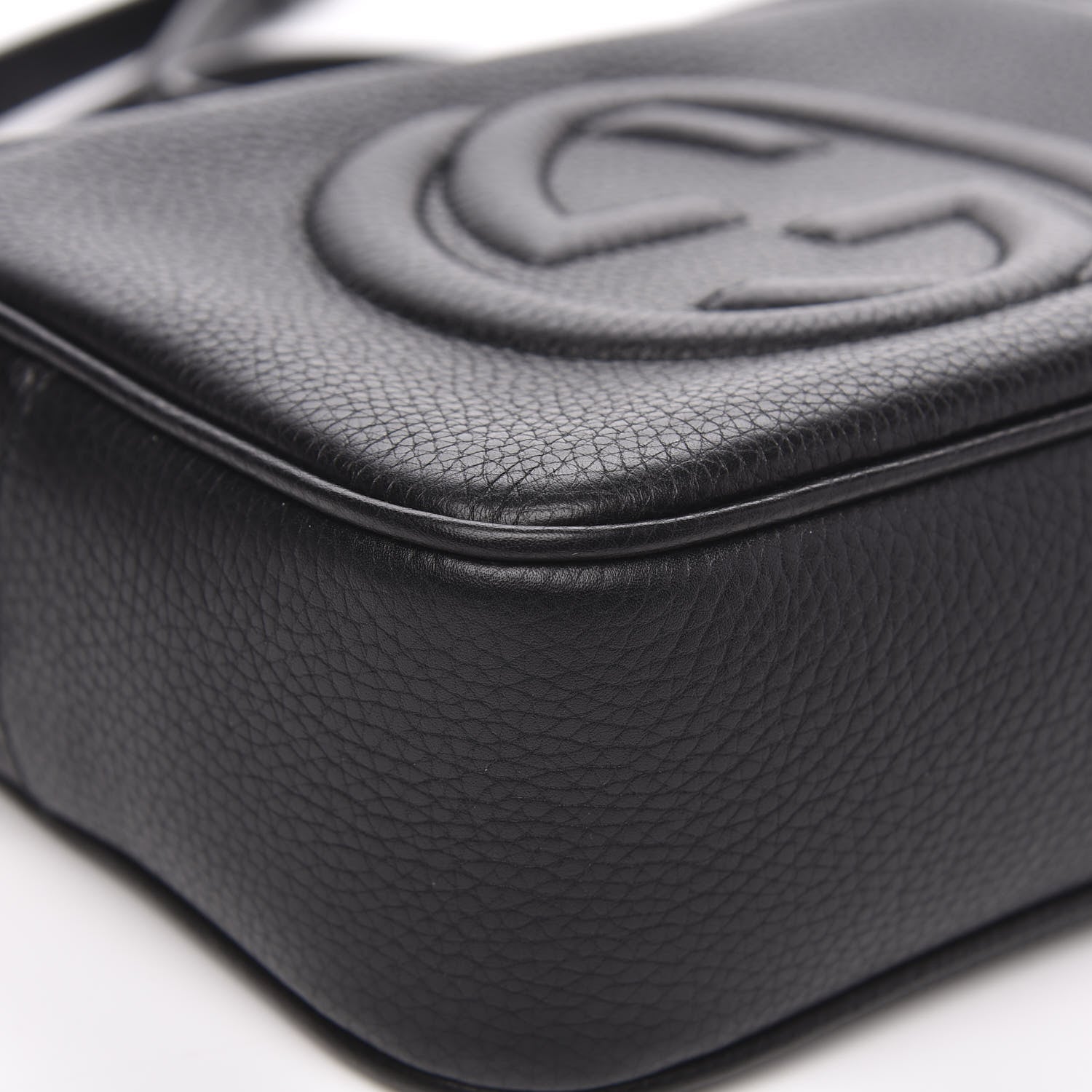 Gucci Pebbled Calfskin Small Soho Disco Bag Black 7 of 9