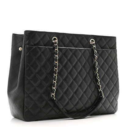Chanel Caviar Quilted Large Shopping Tote Black 4 of 21