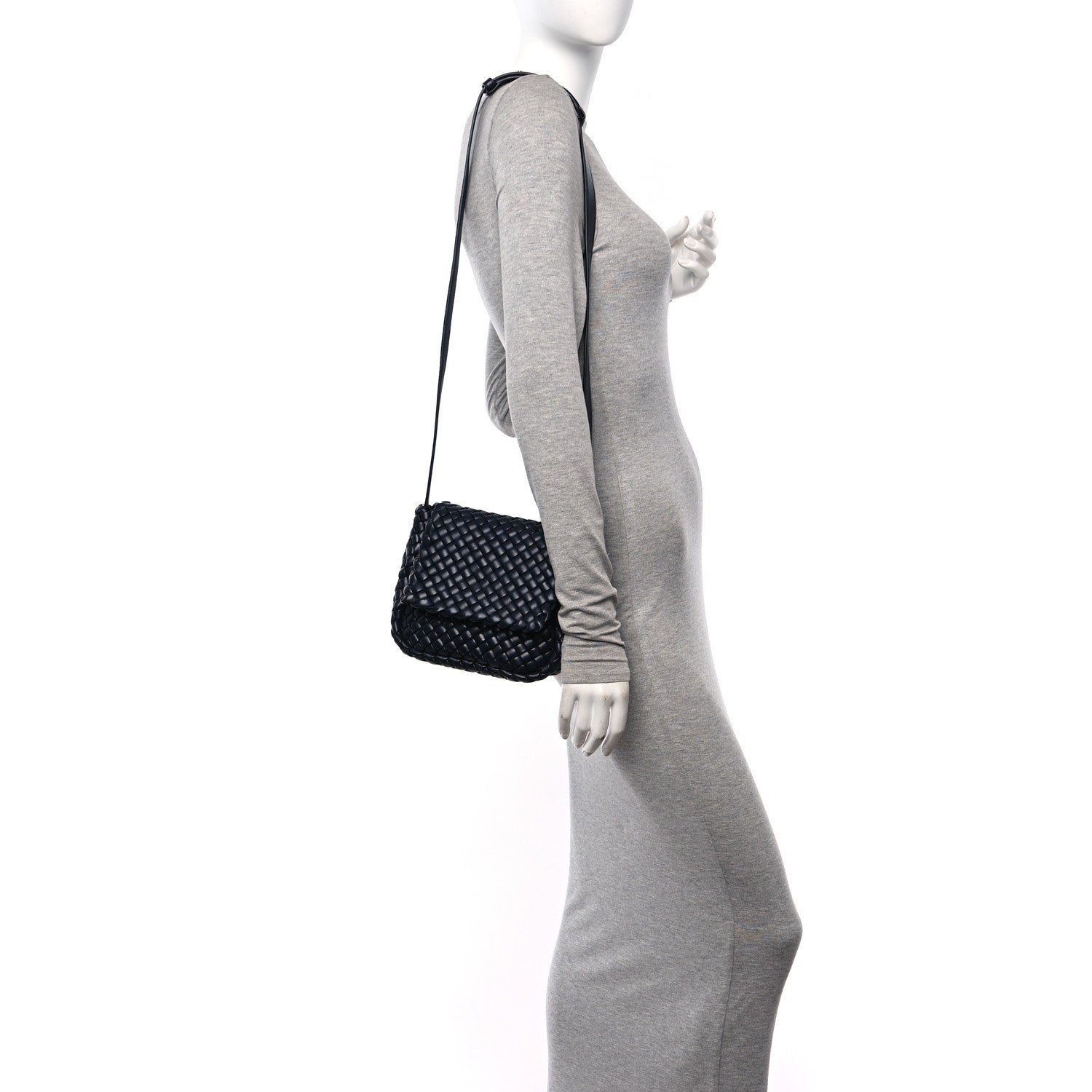 Bottega Veneta Nappa Intrecciato Mini Cobble Shoulder Bag Space 2 of 12