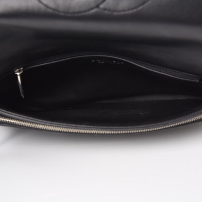 Chanel Shearling Lambskin 100% Clutch Black 5 of 8
