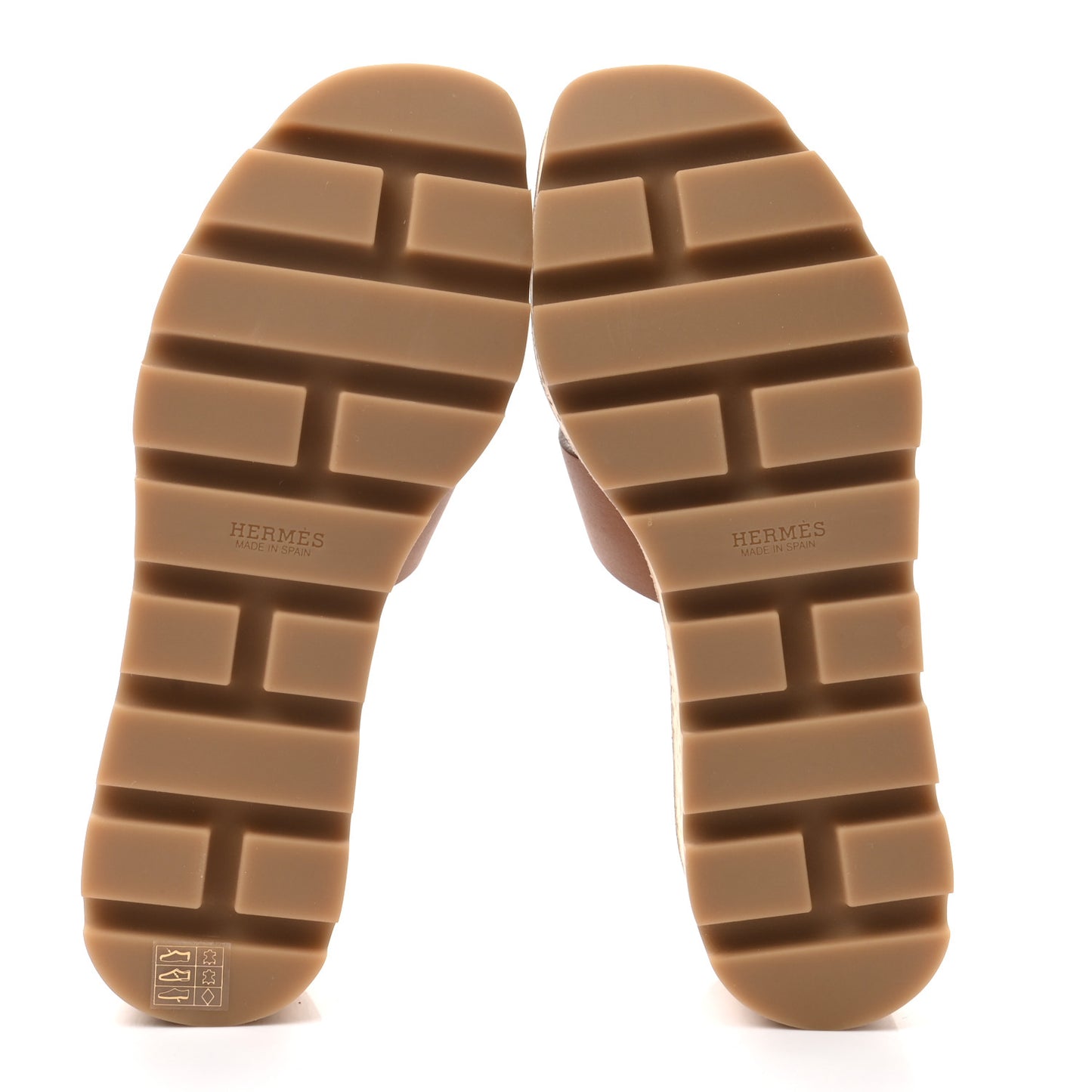 Calfskin Cork Eze 30 Sandals 35 Marron Glaise