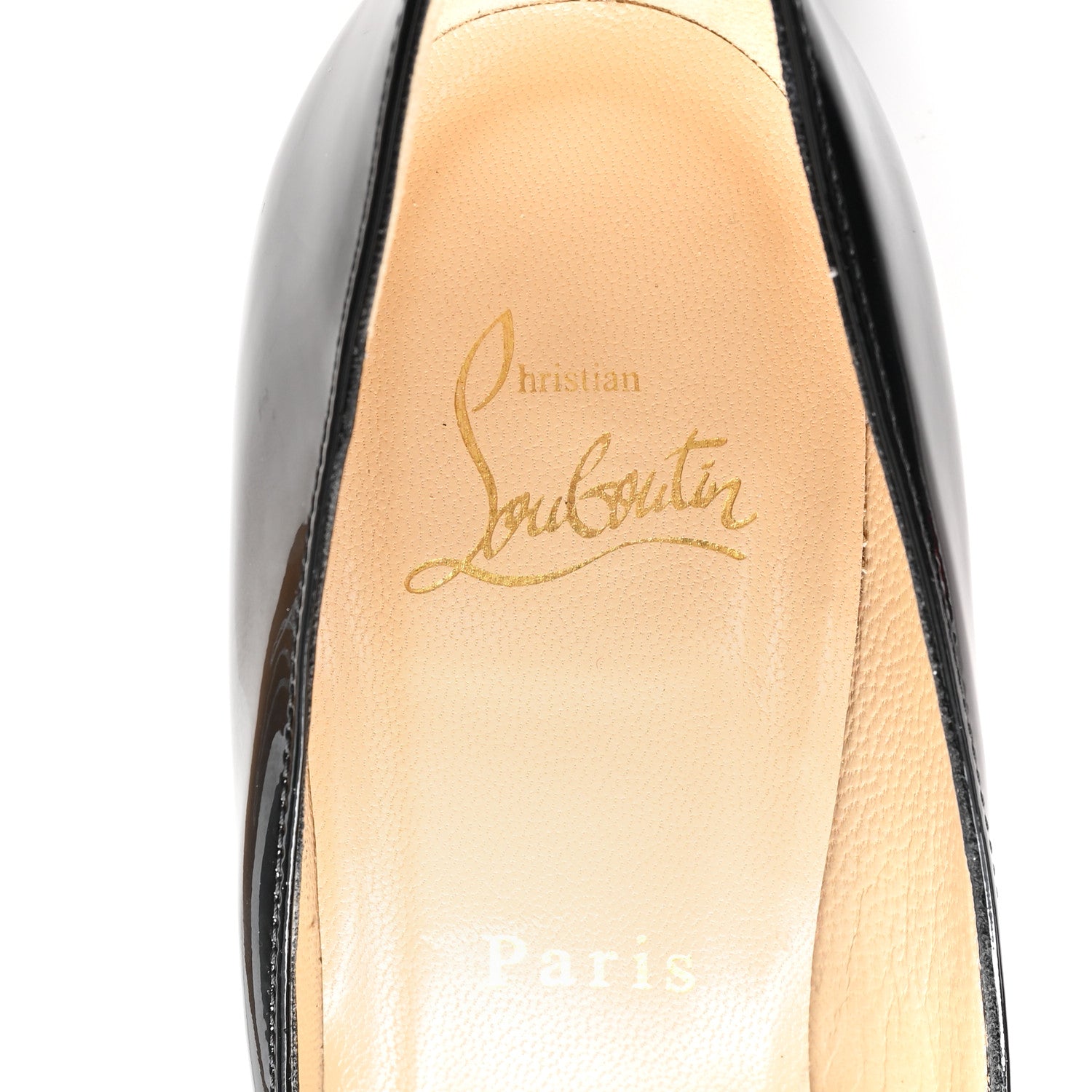 Christian Louboutin Patent Corneille 100 Pumps 37.5 Black 6 of 11