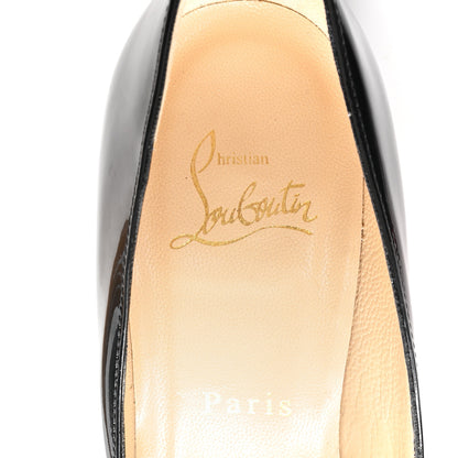 Christian Louboutin Patent Corneille 100 Pumps 37.5 Black 6 of 11